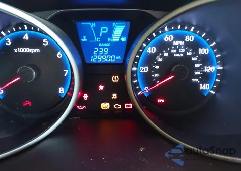 2013 Hyundai Tucson Gls из США, поврежденный, VIN KM8JU3AC7DU593417